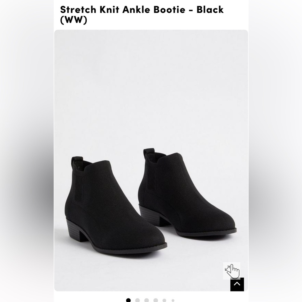 Knit stretch booties